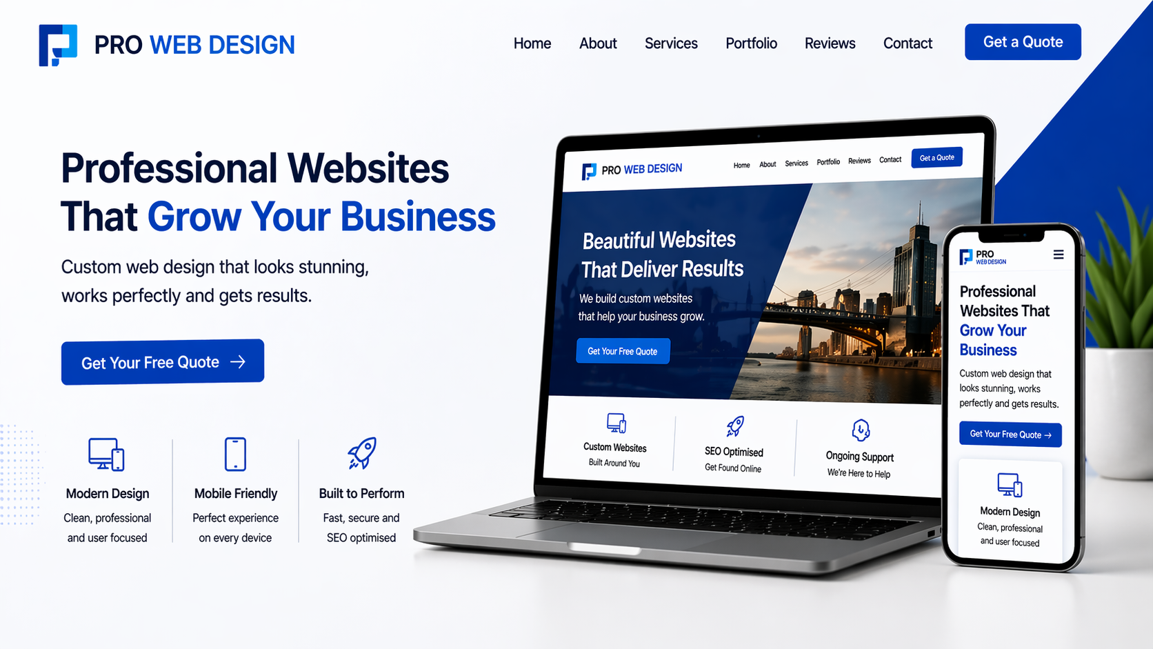 Web Design Sheffield — professional service visual